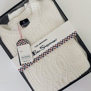 Brand new in the box Ben Sherman Cable Knit Mens Sweater Size L
